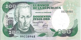 200 Pesos Oro 1992 - Colombie