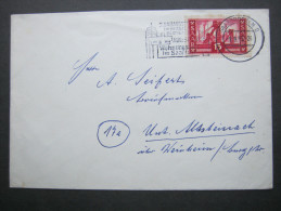 1955, Saarbrücken - Bauausstellung , Klarer Stempel Auf Brief - Briefe U. Dokumente