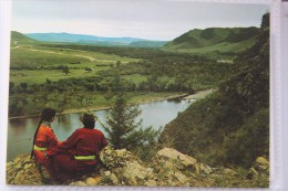 Mongolia. Tuul River. Old Postcard - Mongolei