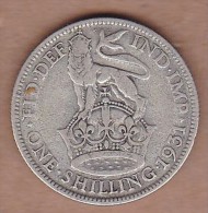 AC - GREAT BRITAIN 1 SHILLING 1931 SILVER COIN VF+ - I. 1 Shilling