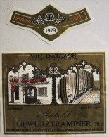 ETIQUETTE De VIN D'ALSACE - GEWURZTRAMINER 1979 - Raymond RABOLD - En Bon état - - Gewurztraminer