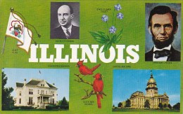 Illinois The Land Of Lincoln And Stevenson Statehood Granted In 1818 Aurora Illinois - Aurora (Ilinois)