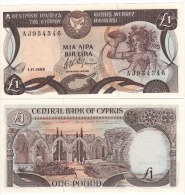 CYPRUS   1 Pound      P53a      1.11.1989      UNC - Cyprus