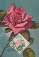 MONACO  THEME ROSE  N° 522     ROSE GRACE DE MONACO - Rosas