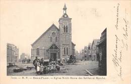 Berck    62    Marché Et Eglise Notre Dame Des Sables - Berck