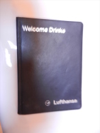 LUFTHANSA  LIVRET WELCOME DRINKS - Materiale Promozionale