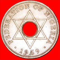 * STAR OF DAVID: NIGERIA ★ 1 PENNY 1959! LOW START★NO RESERVE!!! - Nigeria