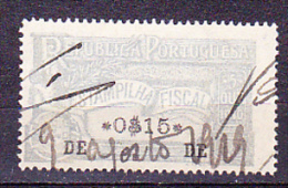 ESTAMPILHA FISCAL - 0$15 .. 1919 - Usati