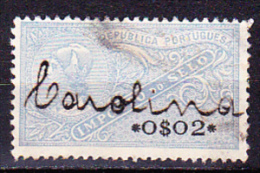 IMPOSTO DO SELO - 0$02  Azul Claro - Used Stamps