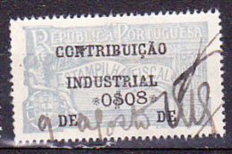 CONTRIBUIÇÃO INDUSTRIAL / ESTAMPILHA FISCAL - 0$08  Azul Claro - Usati