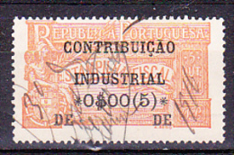 CONTRIBUIÇÃO INDUSTRIAL / ESTAMPILHA FISCAL - 0$00(5) Laranja .. 1916 - Oblitérés