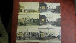 Moldova-second Series Pass Around The Card-(set 6 Cards)-25,50,50,100,100,200-used Card+5card Prepiad Free - Moldova