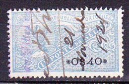 CONTRIBUIÇÃO INDUSTRIAL / ESTAMPILHA FISCAL - 0$40  Azul Claro, 1924 - Gebraucht