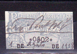 CONTRIBUIÇÃO INDUSTRIAL / ESTAMPILHA FISCAL - 0$02 - Used Stamps