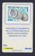 2002 ITALIA REPUBBLICA "AMPHILEX 2002" TESSERA FILATELICA - Cartes Philatéliques