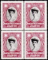 1911. Crown Princess Alexandrine. 4-Block. (Michel: 1911) - JF192304 - Danish West Indies