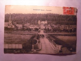 1 POSTCARD POSTAL PC CPA - FRANCE !!! SERQUIGNY (2 SCANS) - Serquigny