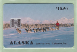 USA - Alaska - 1994 $10.50 Dog Sled - ASK-10 - Mint - [2] Tarjetas Con Chip
