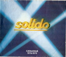 CATALOGUE SOLIDO 1978/1979 - Kataloge & Prospekte