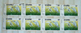 Zaire 1985 Birds Cranes - Usados