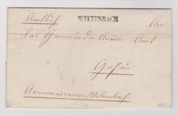 Heimat SG WITTENBACH 1847-01-13 Amtlich Brief Nach Gossau - 1843-1852 Federal & Cantonal Stamps