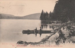 GERARDMER (Vosges) - Sentier Des Roches Noires Au Bord De Lac - Animée - Gerardmer