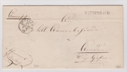 Heimat SG Wittenbach 1862-11-28 Langstempel Auf Amtlich-BOM Nach Amden - Brieven En Documenten