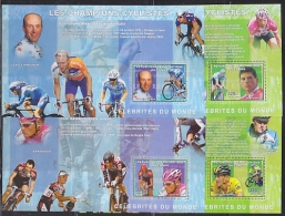 Congo 2006 Cycling Champions 4 M/s PERFORATED  ** Mnh (F4961) - Nuevos