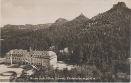 AK Böhmische Schweiz Dittersbach Jetrichovice Schloss ? Heim ? Kindererholungsheim Felsen Marienfelsen Bei Kreibitz - Sudeten