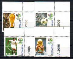Romania 2006 Y Sport World Cup Germany Mi No 6086-89  MNH - Ongebruikt