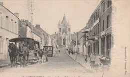 BONSECOURS (Belgique) - Grande Rue - Départ Des Tramways -  Très Animée - Andere & Zonder Classificatie