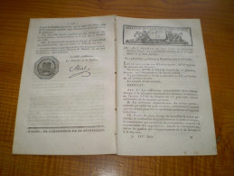 Bulletin Des Lois:Formation Légion De La Loire.Poste:franchise Et Contre Seing Police Justice..Nomination Aide De Camp & - Décrets & Lois