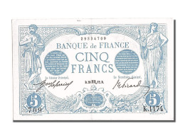 Billet, France, 5 Francs, 5 F 1912-1917 ''Bleu'', 1912, 1912-10-28, SUP+ - 5 F 1912-1917 ''Bleu''