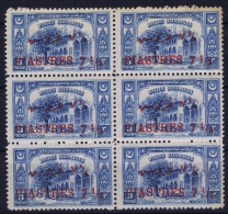 Turkey: Mi Nr 689   Isfla  946  , 1921 MNH/**/postfrisch 6-block    RR - Nuevos