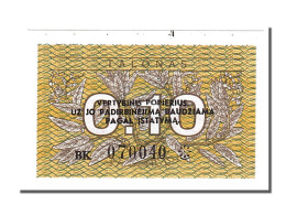 Billet, Lithuania, 0.10 Talonas, 1991, NEUF - Litouwen