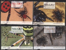 Mint Stamps  Fauna Spiders 2013  From Poland - Araignées