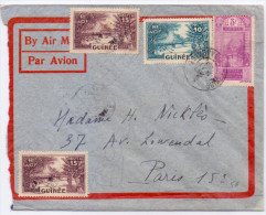 LETTRE PAR AVION  POUR PARIS - Lettres & Documents