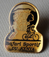 Pin´s Cyclisme Vélo Cycling  Course . Safari Sportif Du Kenya . AFRIQUE . ELEPHANT - Cyclisme