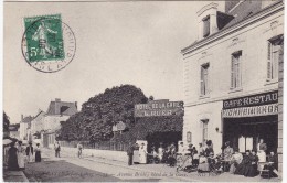 VOUVRAY. - Avenue Brûlé; Hôtel De La Gare. Superbe Cliché - Vouvray