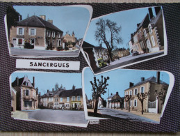 18 - SANCERGUES - Mairie, Hôtel Restaurant... (Multivues) CPSM - Sancergues