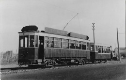 CANET PLAGE PERPIGNAN (66) Photographie Format Cpa  Tramway Ligne De Canet Plage - Canet Plage