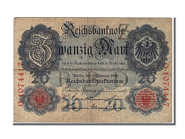 Billet, Allemagne, 20 Mark, 1914, 1914-02-19, TTB - 20 Mark