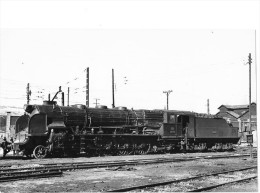 LOCOMOTIVE A VAPEUR Photographie Format Cpa Machine En Tender - Materiale