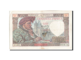 Billet, France, 50 Francs, 50 F 1940-1942 ''Jacques Coeur'', 1942, 1942-01-08 - 50 F 1940-1942 ''Jacques Coeur''