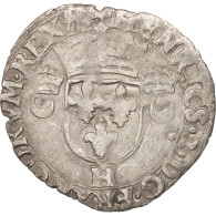 Monnaie, France, Douzain Aux Croissants, 1552, La Rochelle, TB, Billon - 1547-1559 Enrique II