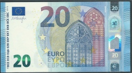 € 20  AUSTRIA  NA N007 B2  DRAGHI  UNC - 20 Euro