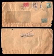 E)1945 CZHESCHOSLOVAKIA, MILITARY, THOMAS MASARYK, AIR MAIL, CIRCULATED COVER TO MEXICO, XF - Poste Aérienne