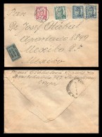 E)1947 CZHESCHOSLOVAKIA, EDVARD BENES, THOMAS MASARYK, MILITARY,  AIR MAIL, CIRCULATED COVER TO MEXICO, RARE - Airmail