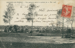 77 SAVIGNY LE TEMPLE / Vue Générale Après Le Cyclone Du 21 Mai 1908 / - Savigny Le Temple