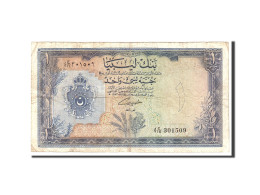 Billet, Libya, 1 Pound, 1963, Undated, KM:25, TB - Libië